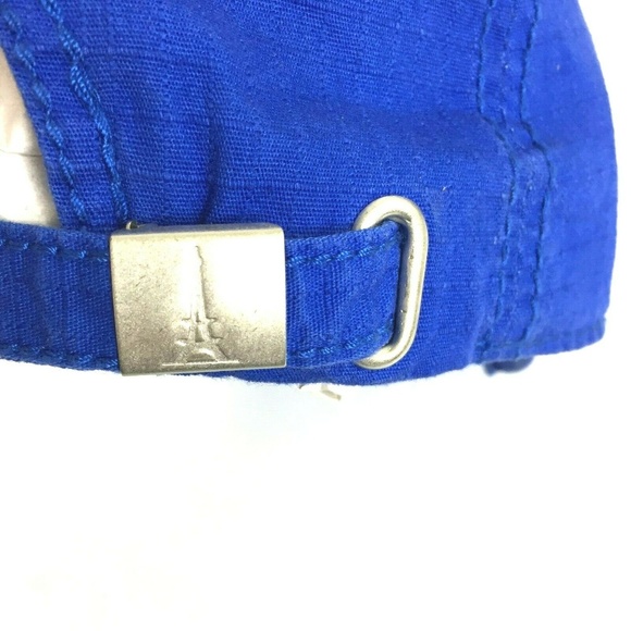 Adams Heavily Distressed Visor Buckle Strap Hat - Picture 5 of 8